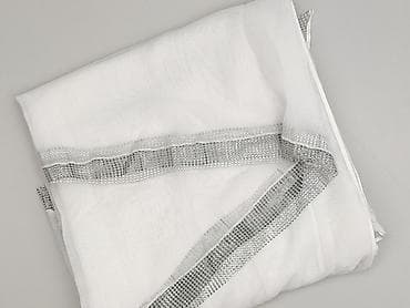 Дім і сад: Biała, lekka firana z transparentnego woalu, wykończona ozdobną taśmą — 1