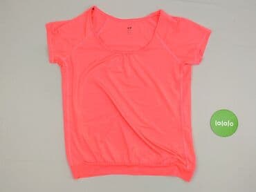 koszulka ze ściągaczem na dole: H&M Sport, T-shirt damski, rozmiar M — 3