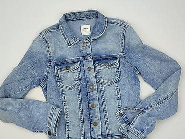 sky bomber: ONLY, Women`s jeans jacket, size S — 1