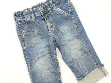 джинсова куртка: Denim pants, H&M, 12-18 months, condition - Good — 1