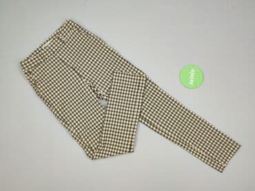 brązowe spodnie woskowane stradivarius: Stradivarius, Spodnie materiałowe damskie, rozmiar 2XS — 2