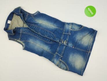 bluzki jeansowe: Denim, Sukienka damska, S — 2