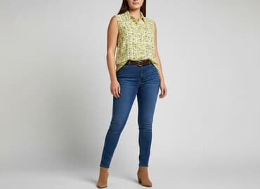 żółte bluzki z krótkim rękawem: Dorothy Perkins, Bluzka damska, rozmiar XL — 7