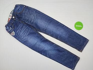 Spodnie jeansowe, 14 lat, 158/164, stan - Bardzo dobry — 2