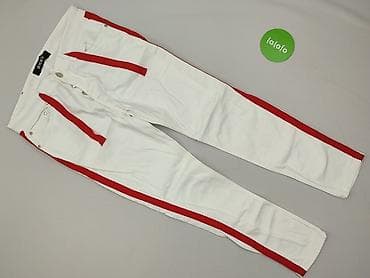 biale kombinezony: Jeansy damskie, rozmiar XS — 2