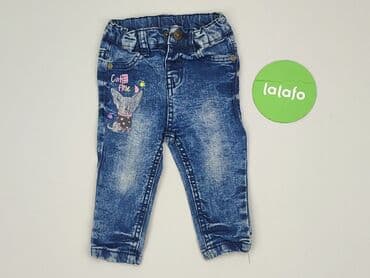 basic tops h m: Spodnie jeansowe, So cute, 6-9 miesięcy, stan - Idealny — 2