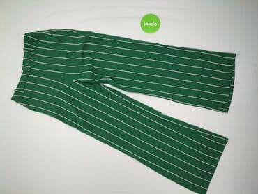 legginsy w prążki hm: H&M, Spodnie materiałowe damskie, rozmiar M — 2