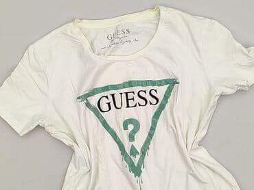 białe t shirty guess: Guess, T-shirt damski, rozmiar S — 2