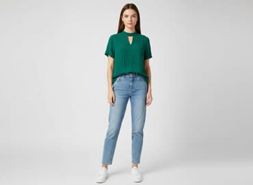 bluzki butelkowa zielen: H&M, Bluzka damska, rozmiar M — 7