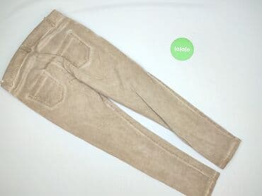 spodnie woskowane bezowe: Jeansy damskie, S — 3