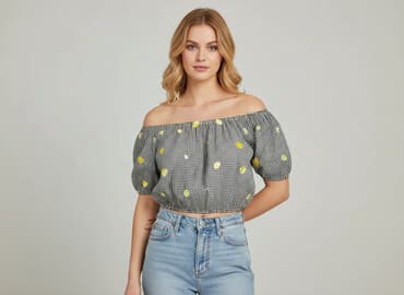 sinsay bluzka z odkrytymi ramionami: Sinsay, Bluzka damska, rozmiar S — 1