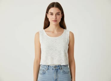 bluzki na wiosnę damskie: Women's blouse, size S — 1