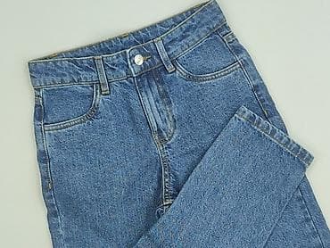 spodenko spódniczka jeans: Spodnie jeansowe, 12 lat, 152, stan - Bardzo dobry — 1