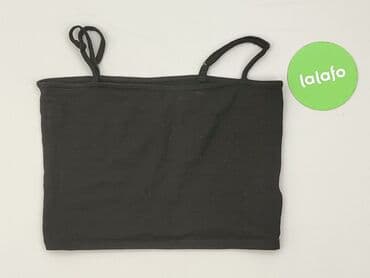 deichmann czarne sandały: Sinsay, Top damski, rozmiar S — 3