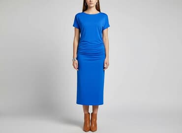 długa sukienka dekolt łódka: BODY FLIRT, Sukienka damska, rozmiar M — 1