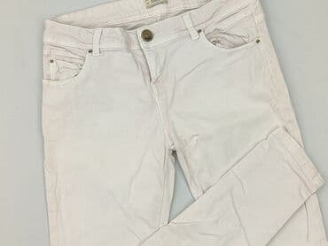 bytom biala koszula: PULL&BEAR, Material trousers for women, size M (EU 38) — 1