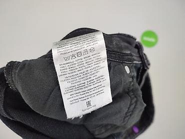 czarne converse na platformie: Jeansy damskie, rozmiar XS — 6