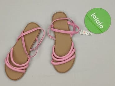 klapki damskie z profilowaną wkładką: Sandały damskie, rozmiar 35 — 2