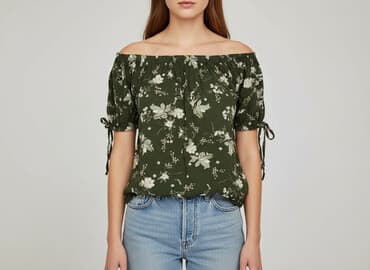 bluza z czerwonym napisem: Red Queen, Bluzka damska, rozmiar L — 6