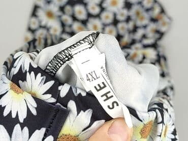 kuloty damskie jeansy: Shein, Spodnie materiałowe damskie, rozmiar 4XL — 4