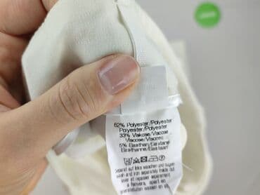 spodnie na wesele dla 60 latki: Material trousers for women, size L — 6