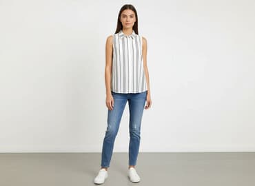 bluzki w prążki: Tally Weijl, Koszula damska, rozmiar 2XS — 7