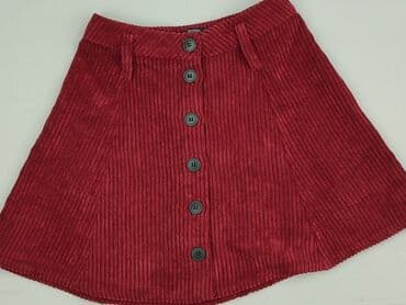 bordowa spódnice plisowane: Bershka, Spódnica damska, rozmiar XS — 1