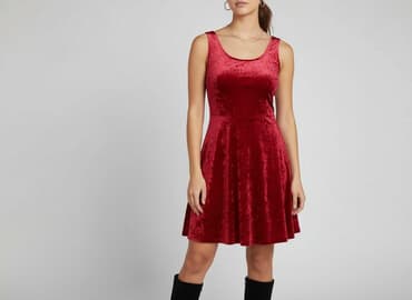 piękne czerwone sukienki na wesele: Divided, Sukienka damska, rozmiar S — 7