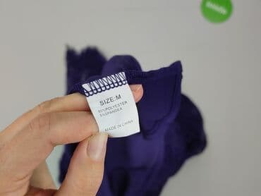 niebieskie sukienki plus size: Sukienka damska, rozmiar M — 4
