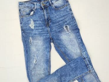 legginsy woskowane wysoki stan: Cropp, Jeansy damskie, rozmiar M — 1