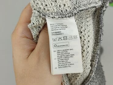 niebieska bluzka h m: H&M, Bluza z kapturem damska, rozmiar S — 6