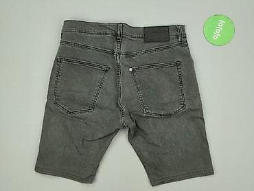 czarne cargo pull and bear: H&M, Szorty dla mężczyzn, rozmiar L — 3