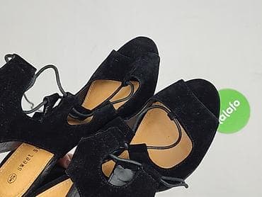 botki czarne: Sweet Shoes, Sandały damskie, rozmiar 41 — 7