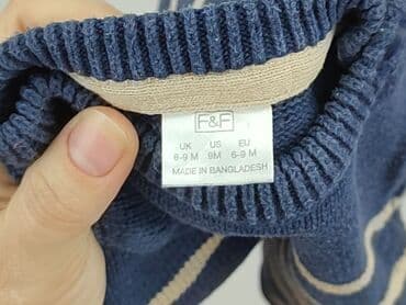 sukienka w pepitkę h: Sweater, F&F, 6-9 months, condition - Good — 4