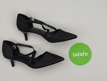 buty uncome: Czarne czółenka damskie Graceland - Rozmiar: 37 - Obcas: niski — 2