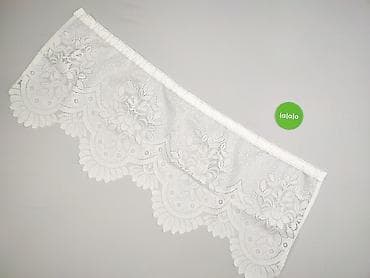 Дім і сад: Ażurowa zazdrostka/firanka do kuchni lub pokoju - Kolor: biały — 3