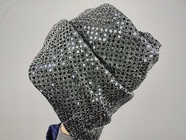 sweter w chmurki: Narzutka damska, rozmiar One size — 5