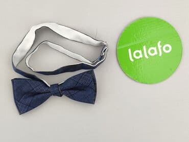 złote dodatki do zielonej sukienki: Bow tie, color - Blue, condition - Perfect — 2
