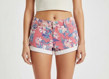 krótkie spodenki na szerokie biodra: Hollister, Szorty damskie, rozmiar XS — 6