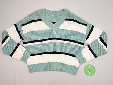 sweter patchwork: Sweter damski, rozmiar M — 2