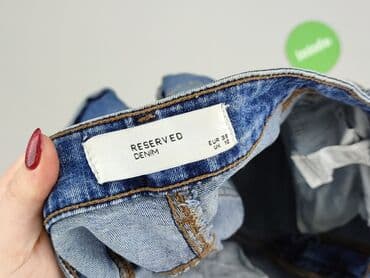 szorty dla puszystych: Denim, Szorty damskie, M — 4