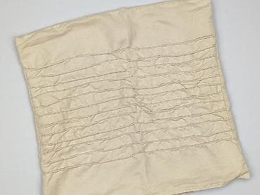 подушка: Poszewka dekoracyjna na poduszkę, beżowa - Wzór: drobne poprzeczne — 1