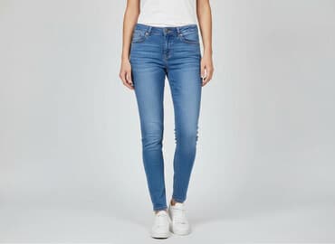 washed jeans: Jeansy damskie, rozmiar XS — 7