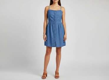 sukienki dżinsowe dla puszystych: House of Denim, Sukienka damska, rozmiar L — 1