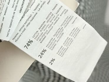 spodnie z wysokim stanem dla wysokich: Spodnie materiałowe damskie, L — 5