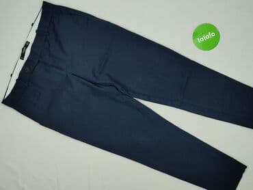 granatowe chinosy damskie: Mango, Spodnie materiałowe damskie, rozmiar M — 2