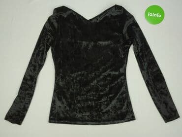 czarne t shirty damskie w serek: Top damski, rozmiar M — 3