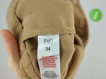 robocze spodnie: F&F, Spodnie materiałowe damskie, rozmiar 2XS — 5