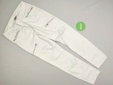 jeansy damskie z zamkiem z tyłu: Spodnie materiałowe damskie, rozmiar 3XL — 2