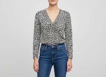 bluzki z printem: H&M, Bluzka damska, rozmiar S — 8